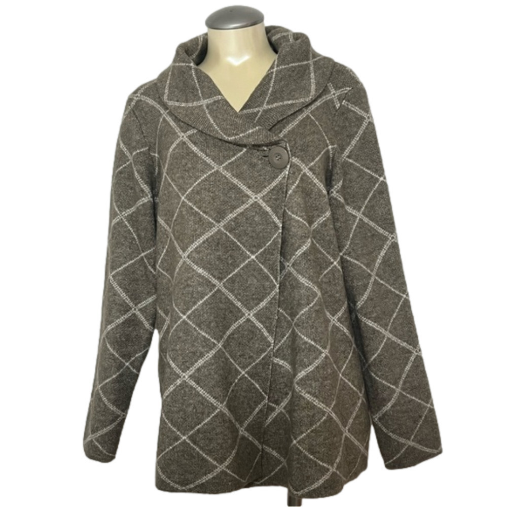 Cleo XL Petite Cozy Soft Sweater Wrap, Transition to Fall